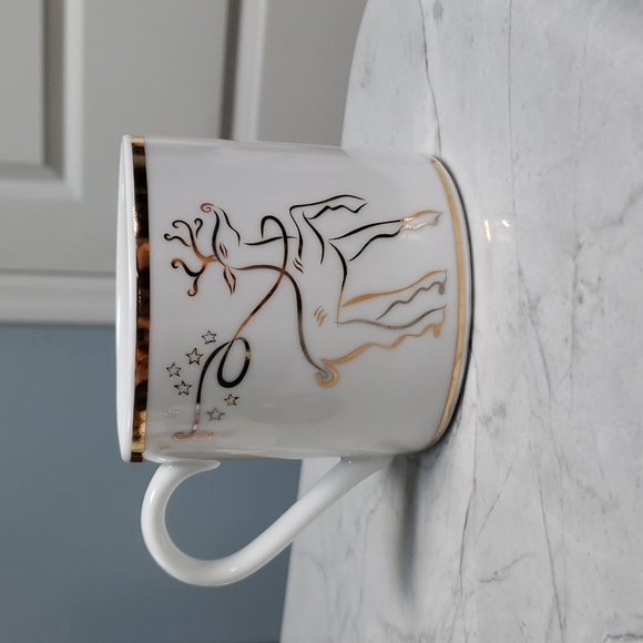 Rudolph Gold Rimmed Mug - Picture 2 of 5